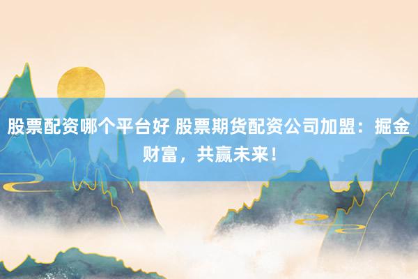 股票配资哪个平台好 股票期货配资公司加盟：掘金财富，共赢未来！